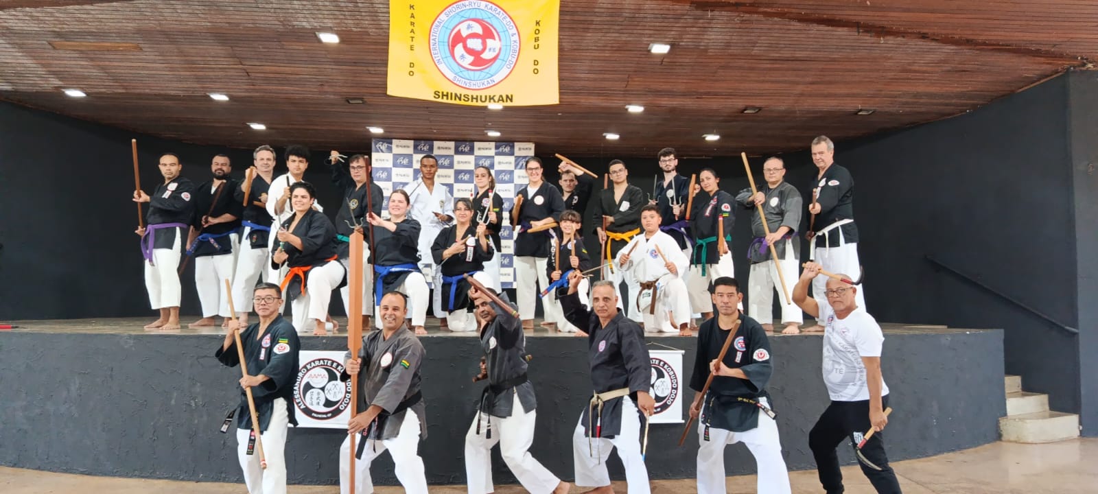 Seminário de Kobudo ministrado pelo Sensei Gilson